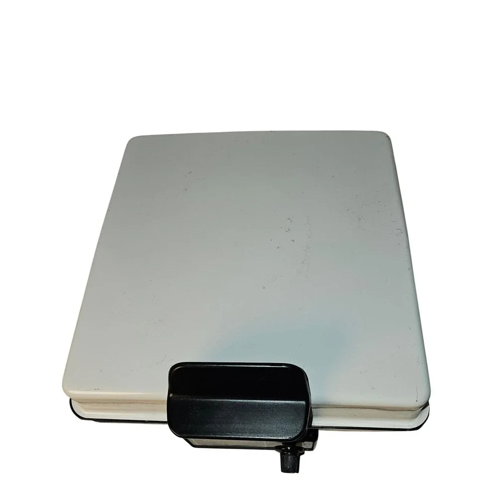 MCM‎ 70s Munsey Waffle Baker Sandwich Grill Griddle White 900W Vintage Made USA